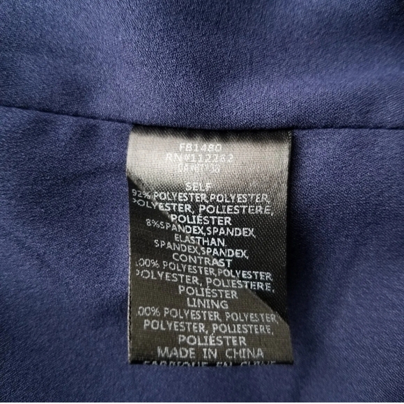 NWT Adelyn Rae Strapless Navy Blue Jumpsuit Size Medium - Picture 4 of 11